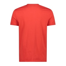 CMP Leisure Hiking T-shirt Logo Print (Cotton) Red Men